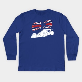 We Race On! 63 [Flag] Kids Long Sleeve T-Shirt